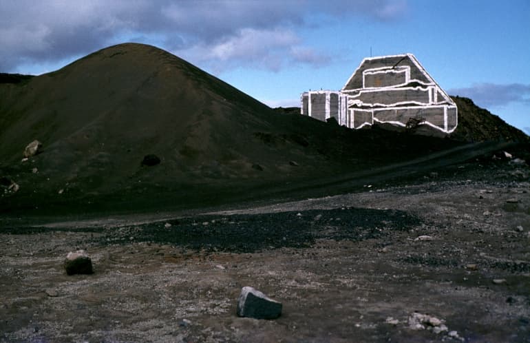 Bauzeichnung La Restinga II, oben, 1983 by Eberhard Bosslet