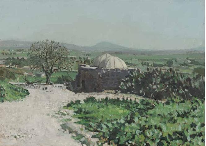 Jezreel Valley with Sheikh Abreik Tomb