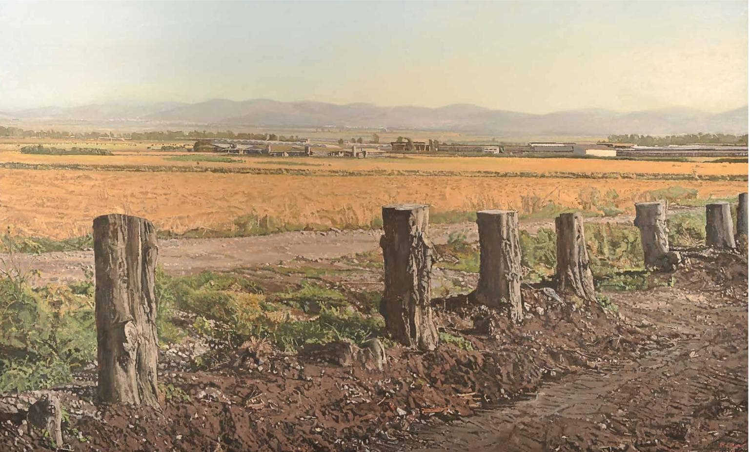 Landscape with Cut Down Cypresses