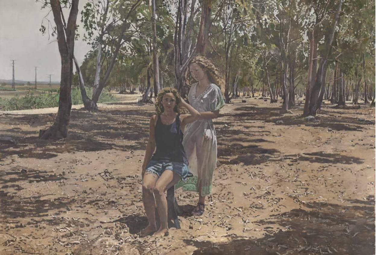 Combing in the Eucalyptus Grove
