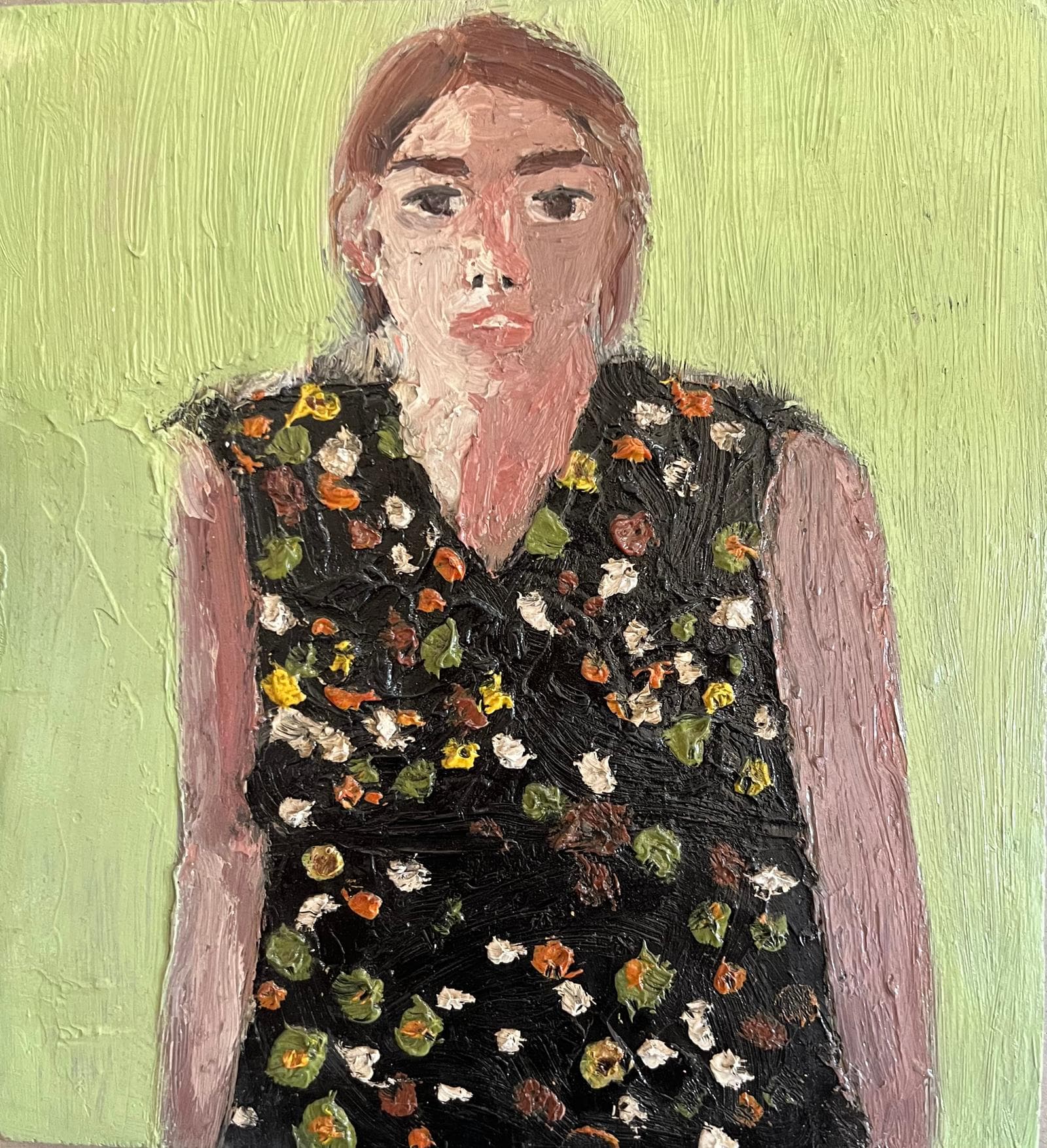 Portrait with Flowers