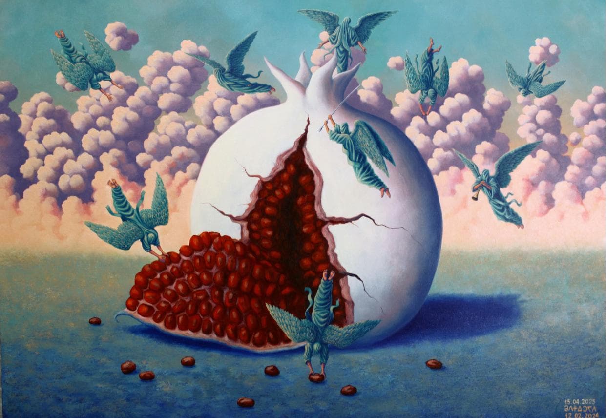 Living emotion in the Blue of Thought