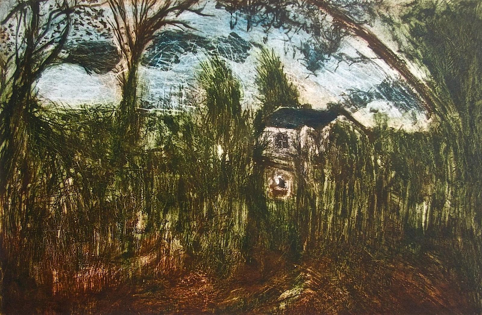 My Lovely Hidden House where My Studio is, May it Last Forever