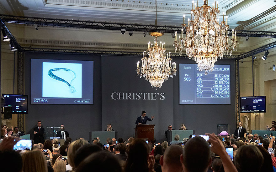 Christie's saleroom